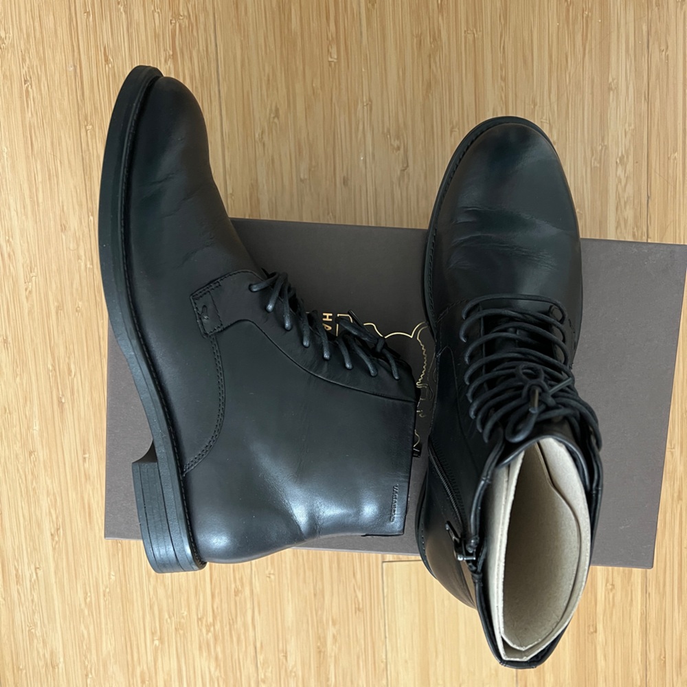 Real leather Vagabond Black Ankle Boots, size eu 40, us 10